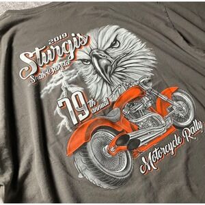 Sturgis 2019 Motorcycle Rally 79th T Shirt Eagle Graphic Medium South Dakota